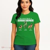 The Evolution Of A German Shepherd Dog Owner Women's T-Shirt thumb 4