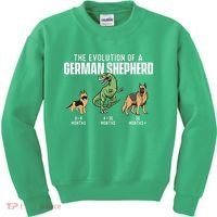 The Evolution Of A German Shepherd Dog Owner Kids Sweatshirt thumb 0
