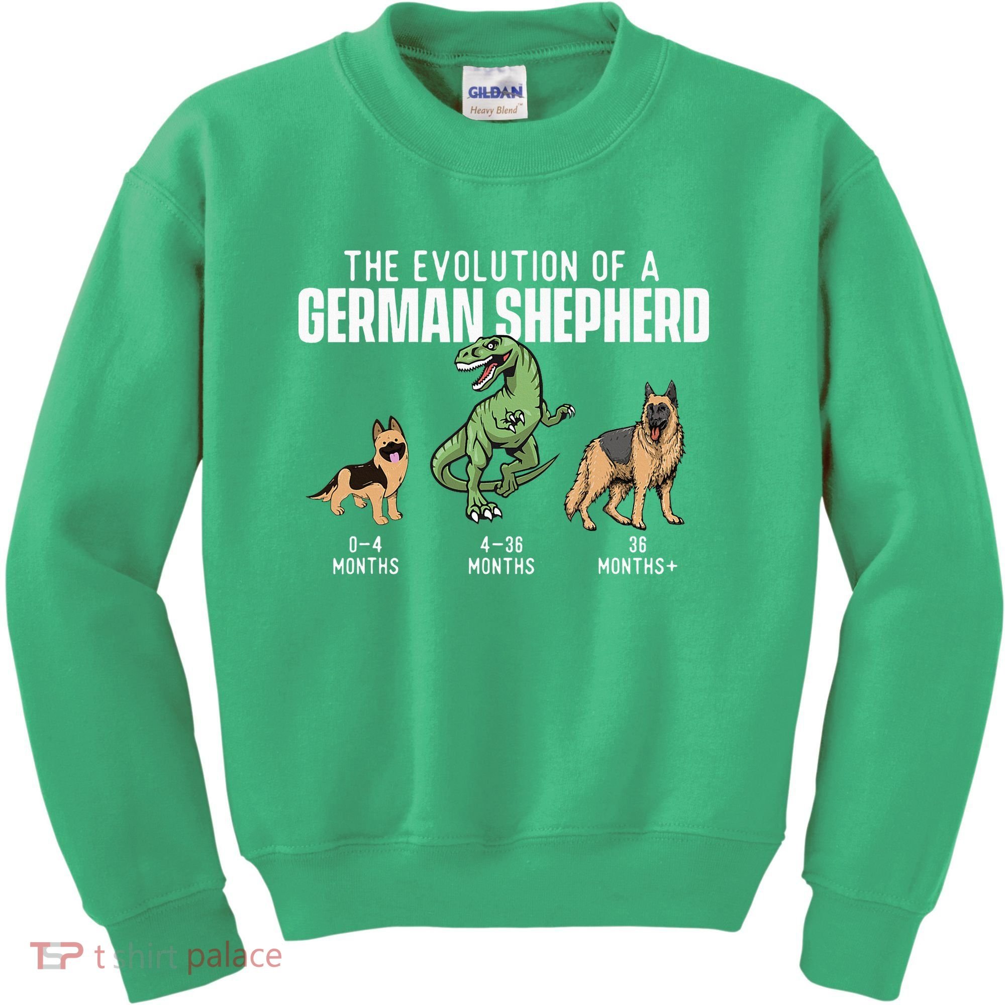 The Evolution Of A German Shepherd Dog Owner Kids Sweatshirt