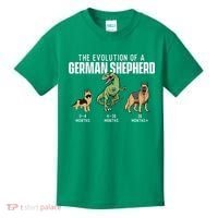 The Evolution Of A German Shepherd Dog Owner Kids T-Shirt thumb 0