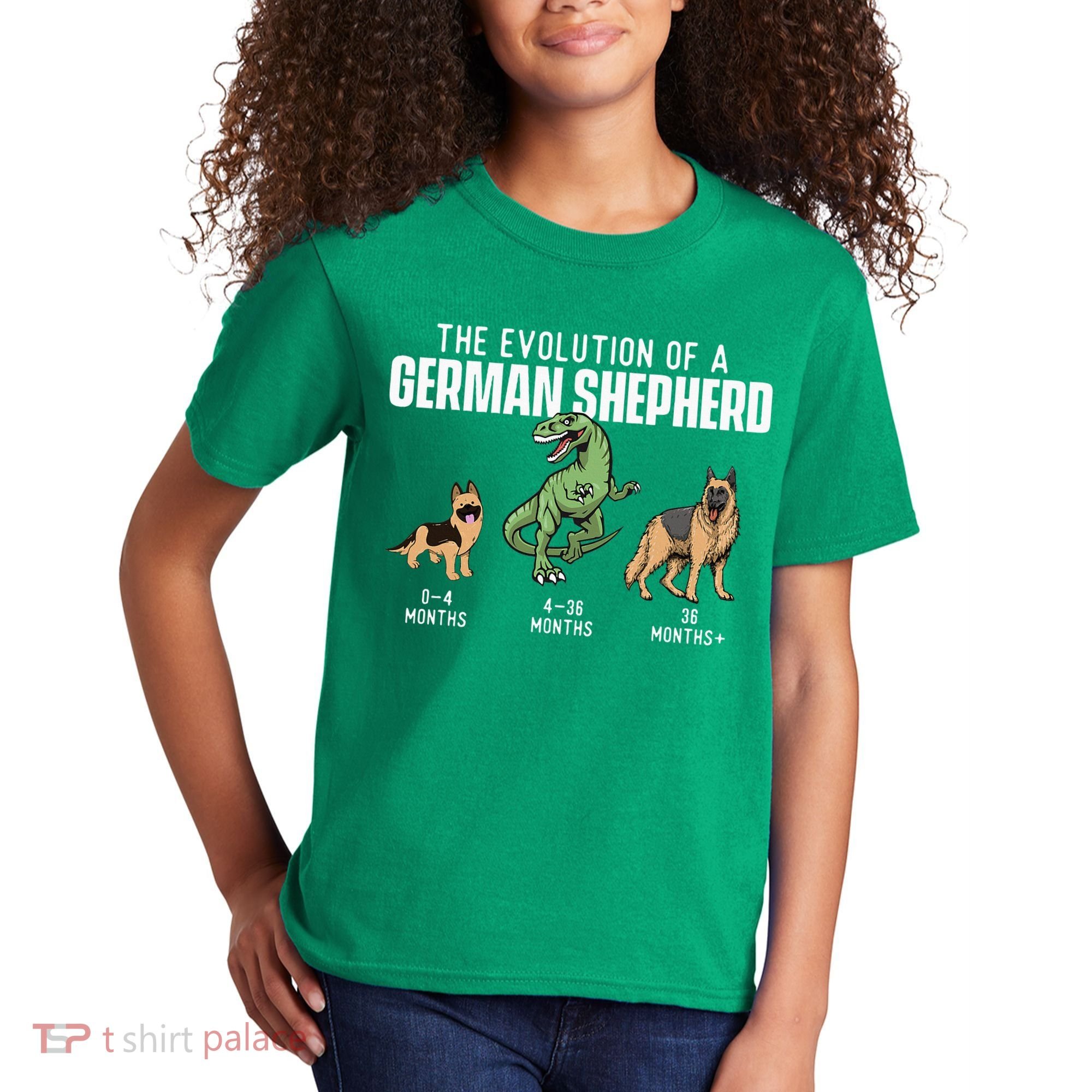 The Evolution Of A German Shepherd Dog Owner Kids T-Shirt