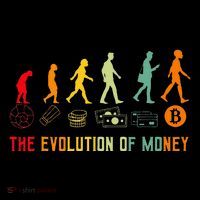 The Evolution Of Money Bitcoin Btc Crypto Cryptocurrency Bucket Hat thumb 4