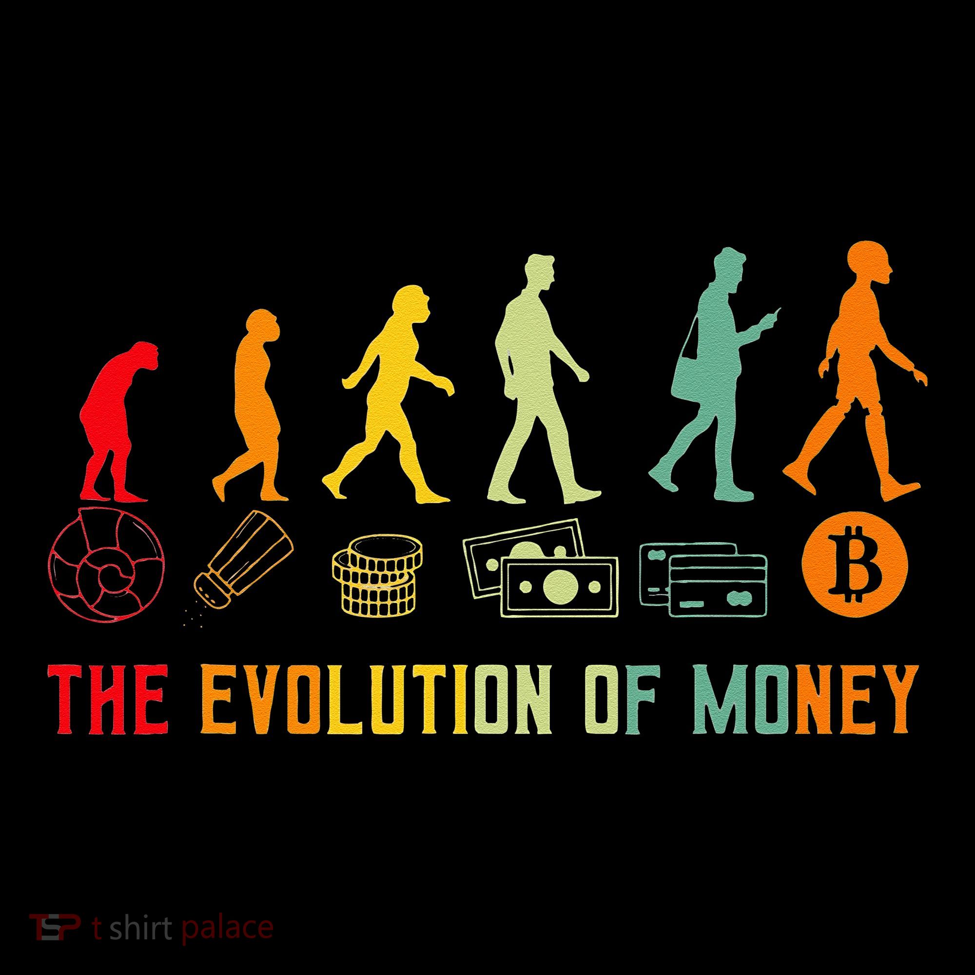 The Evolution Of Money Bitcoin Btc Crypto Cryptocurrency Women's Hoodie