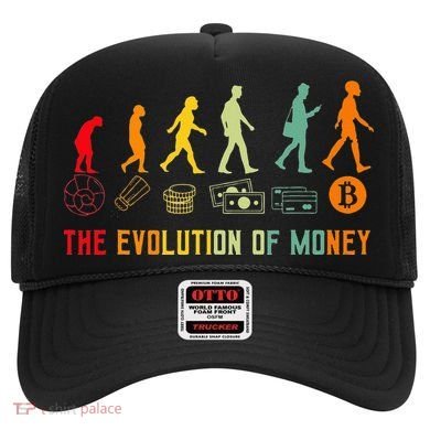 The Evolution Of Money Bitcoin Btc Crypto Cryptocurrency Hat