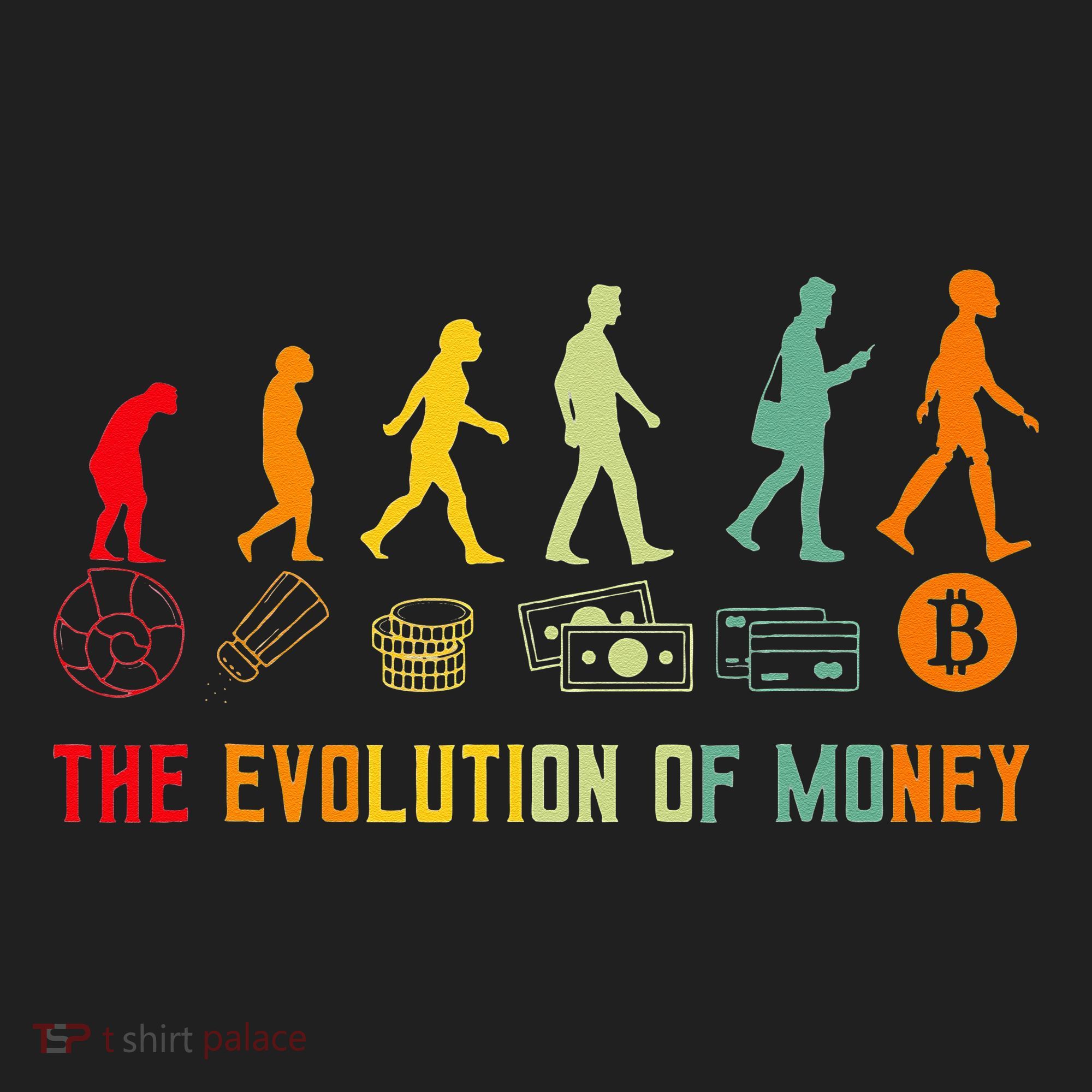 The Evolution Of Money Bitcoin Btc Crypto Cryptocurrency Hat