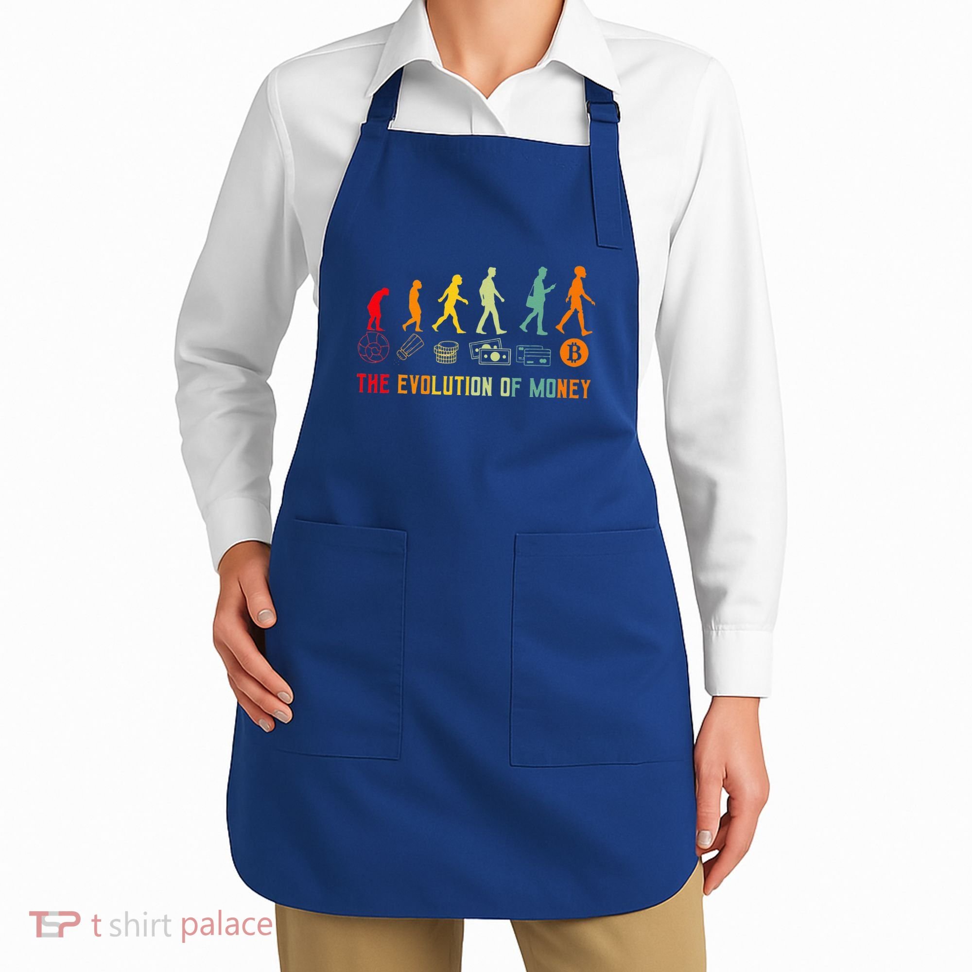 The Evolution Of Money Bitcoin Btc Crypto Cryptocurrency Apron