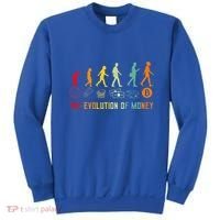 The Evolution Of Money Bitcoin Btc Crypto Cryptocurrency Sweatshirt thumb 0