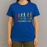 The Evolution Of Money Bitcoin Btc Crypto Cryptocurrency T-Shirt thumb 4