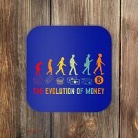 The Evolution Of Money Bitcoin Btc Crypto Cryptocurrency Coaster thumb 0