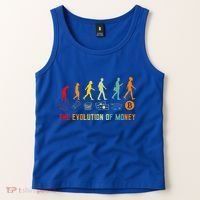 The Evolution Of Money Bitcoin Btc Crypto Cryptocurrency Tank Top thumb 2