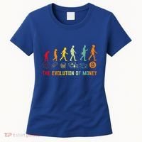 The Evolution Of Money Bitcoin Btc Crypto Cryptocurrency Women's T-Shirt thumb 0