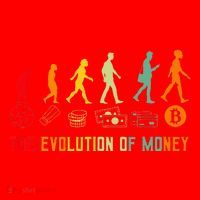 The Evolution Of Money Bitcoin Btc Crypto Cryptocurrency Santa Hat thumb 1