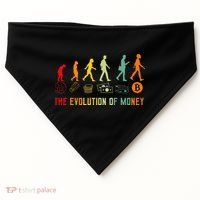 The Evolution Of Money Bitcoin Btc Crypto Cryptocurrency USA-Made Doggie Bandana thumb 0
