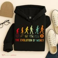 The Evolution Of Money Bitcoin Btc Crypto Cryptocurrency Hoodie thumb 4