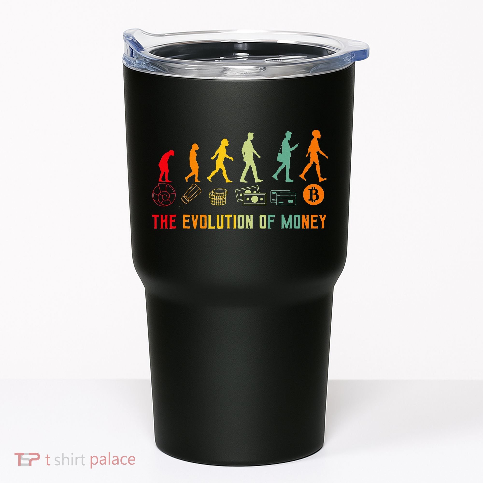 The Evolution Of Money Bitcoin Btc Crypto Cryptocurrency Tumbler