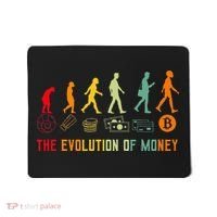 The Evolution Of Money Bitcoin Btc Crypto Cryptocurrency Mousepad thumb 0