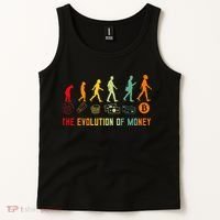 The Evolution Of Money Bitcoin Btc Crypto Cryptocurrency Tank Top thumb 2