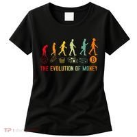 The Evolution Of Money Bitcoin Btc Crypto Cryptocurrency Women's T-Shirt thumb 0