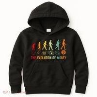 The Evolution Of Money Bitcoin Btc Crypto Cryptocurrency Kids Hoodie thumb 0