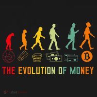 The Evolution Of Money Bitcoin Btc Crypto Cryptocurrency Kids T-Shirt thumb 4