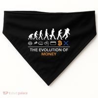 The Evolution Of Money Bitcoin Ripple Xrp To The Moon USA-Made Doggie Bandana thumb 0