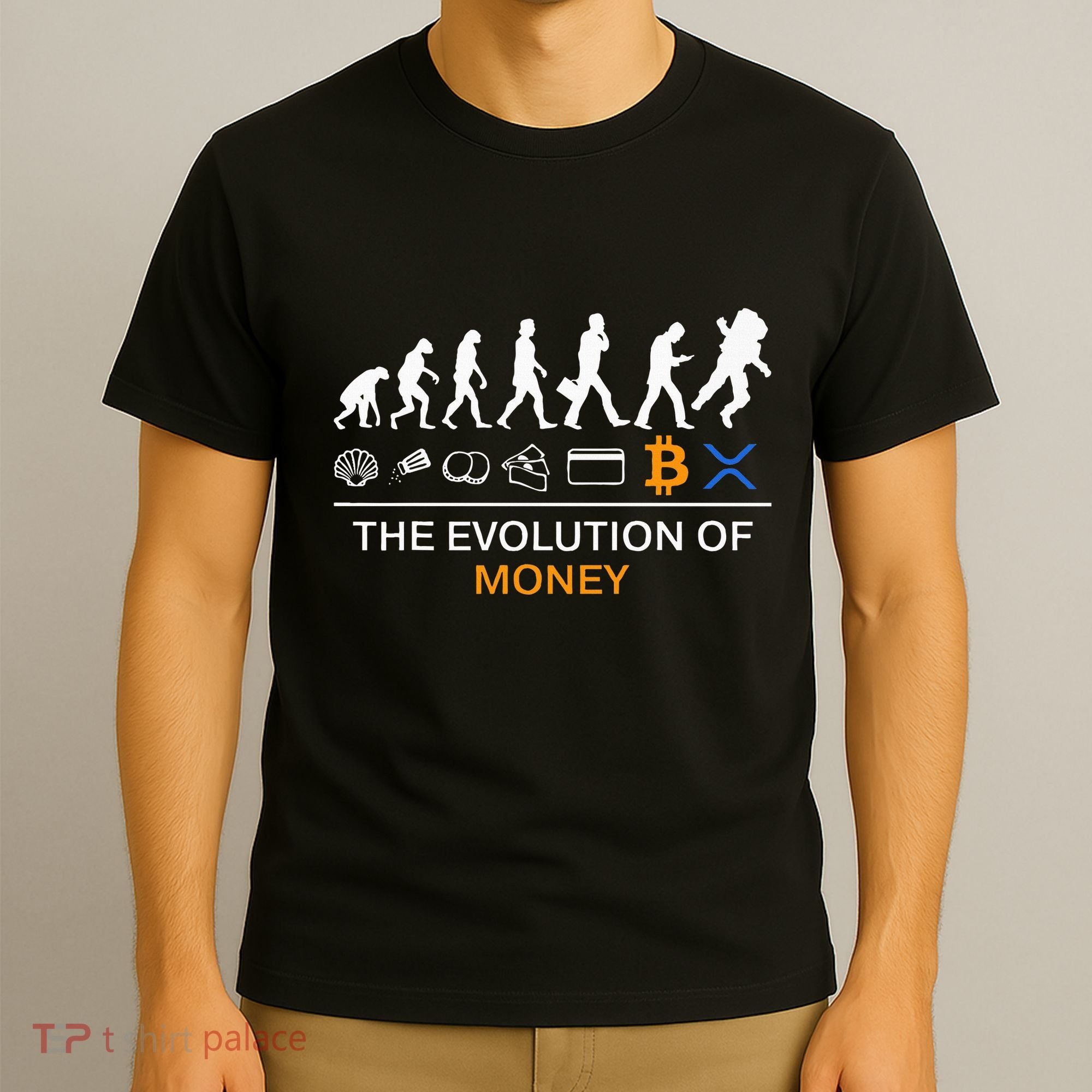The Evolution Of Money Bitcoin Ripple Xrp To The Moon T-Shirt