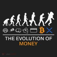 The Evolution Of Money Bitcoin Ripple Xrp To The Moon Beanie thumb 2