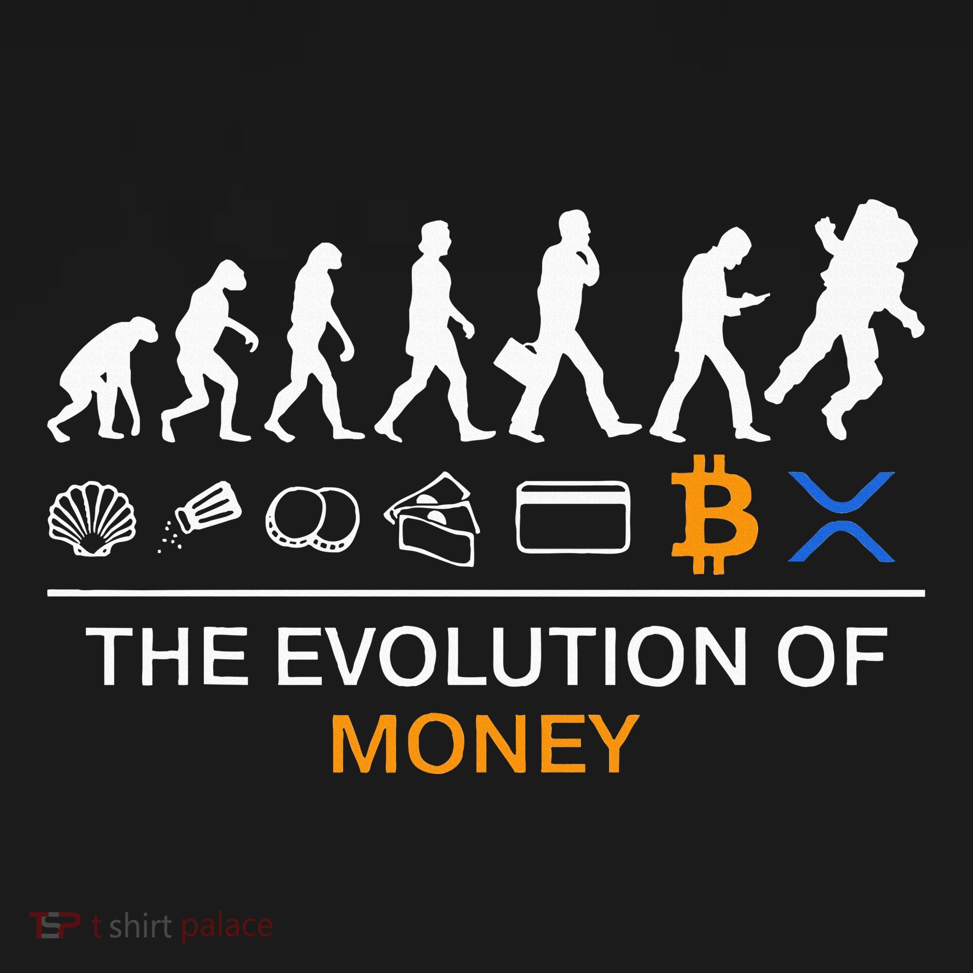 The Evolution Of Money Bitcoin Ripple Xrp To The Moon Women's Tank Top