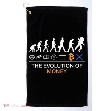 The Evolution Of Money Bitcoin Ripple Xrp To The Moon Golf Towel