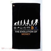 The Evolution Of Money Bitcoin Ripple Xrp To The Moon Golf Towel thumb 0