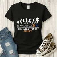 The Evolution Of Money Bitcoin Ripple Xrp To The Moon Women's T-Shirt thumb 3