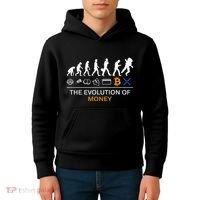 The Evolution Of Money Bitcoin Ripple Xrp To The Moon Kids Hoodie thumb 4