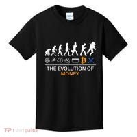 The Evolution Of Money Bitcoin Ripple Xrp To The Moon Kids T-Shirt thumb 0