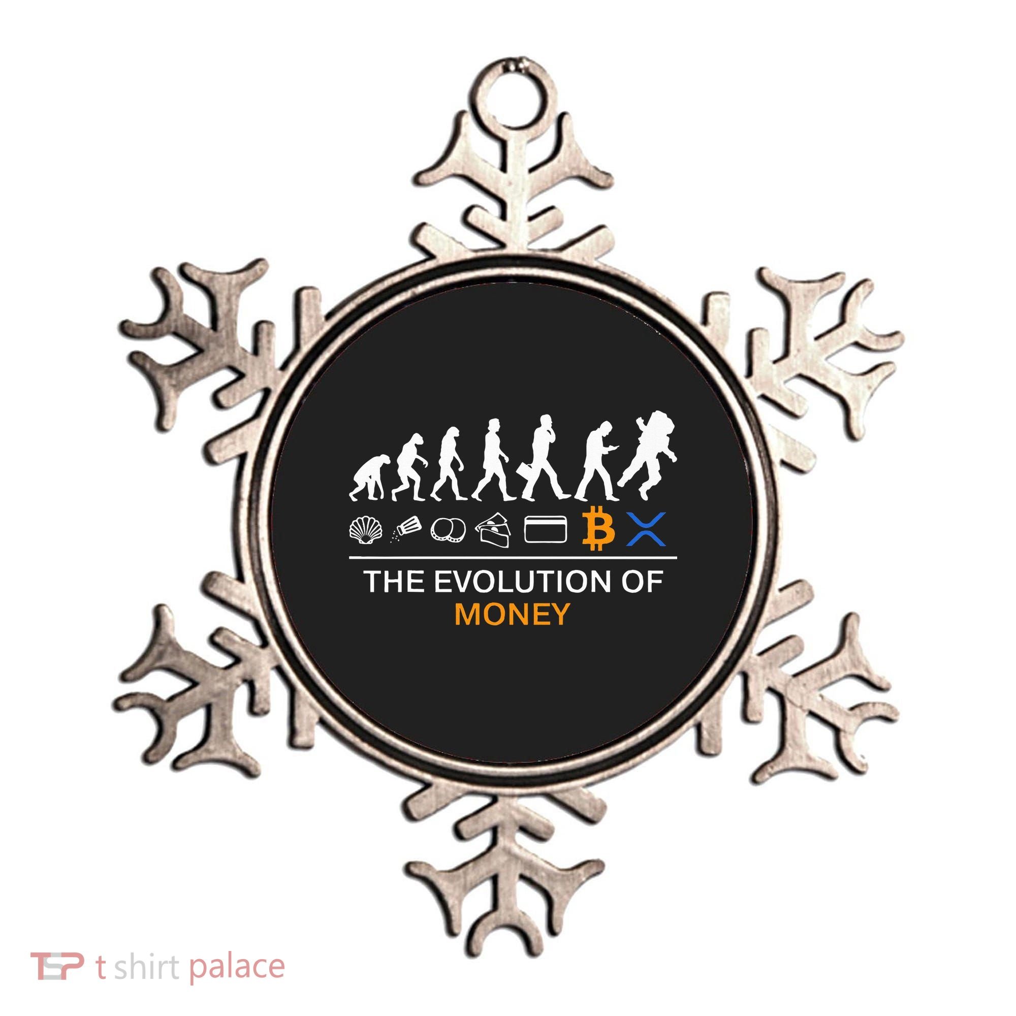 The Evolution Of Money Funny Bitcoin Ripple Xrp To The Moon Ornament