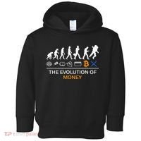 The Evolution Of Money Funny Bitcoin Ripple Xrp To The Moon Toddler Hoodie thumb 0