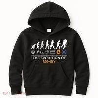 The Evolution Of Money Funny Bitcoin Ripple Xrp To The Moon Kids Hoodie thumb 0