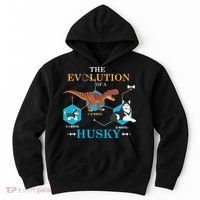 The Evolution Of A Husky Or Evolution Of Dogs Hoodie thumb 0