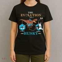 The Evolution Of A Husky Or Evolution Of Dogs T-Shirt thumb 4