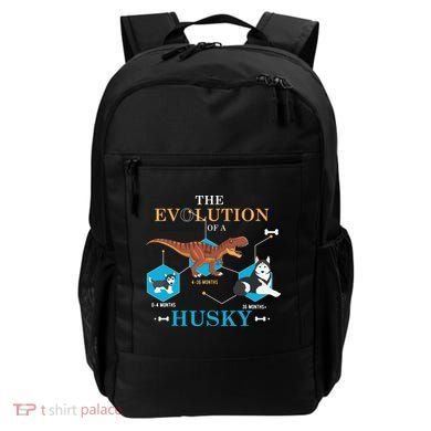The Evolution Of A Husky Or Evolution Of Dogs Backpack