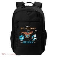 The Evolution Of A Husky Or Evolution Of Dogs Backpack thumb 0