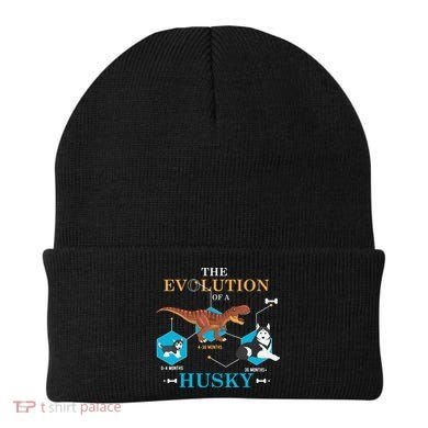 The Evolution Of A Husky Or Evolution Of Dogs Beanie