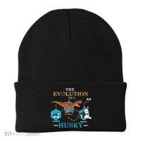 The Evolution Of A Husky Or Evolution Of Dogs Beanie thumb 0
