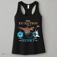 The Evolution Of A Husky Or Evolution Of Dogs Women's Tank Top thumb 3