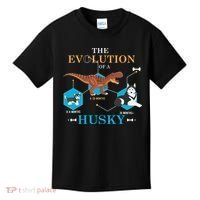 The Evolution Of A Husky Or Evolution Of Dogs Kids T-Shirt thumb 0