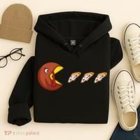 Turkey Eat Pizza Happy Thanksgiving Hoodie thumb 4