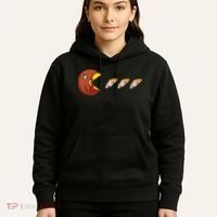 Turkey Eat Pizza Happy Thanksgiving Hoodie thumb 5