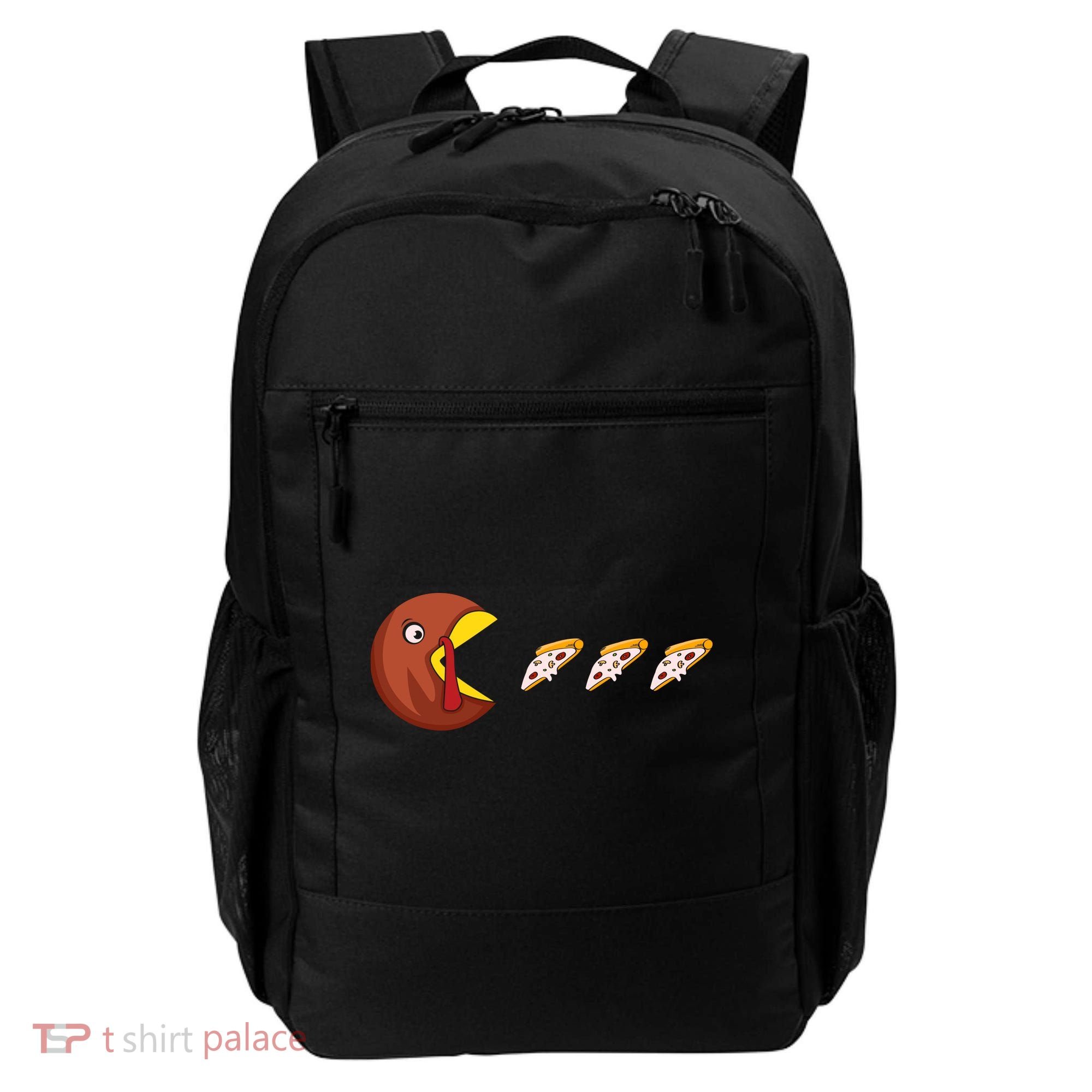 Turkey Eat Pizza Happy Thanksgiving Backpack