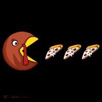 Turkey Eat Pizza Happy Thanksgiving Coffee Mug thumb 5