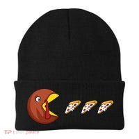 Turkey Eat Pizza Happy Thanksgiving Beanie thumb 0