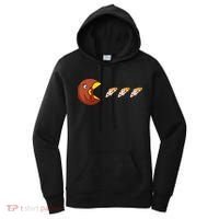 Turkey Eat Pizza Happy Thanksgiving Women's Hoodie thumb 0